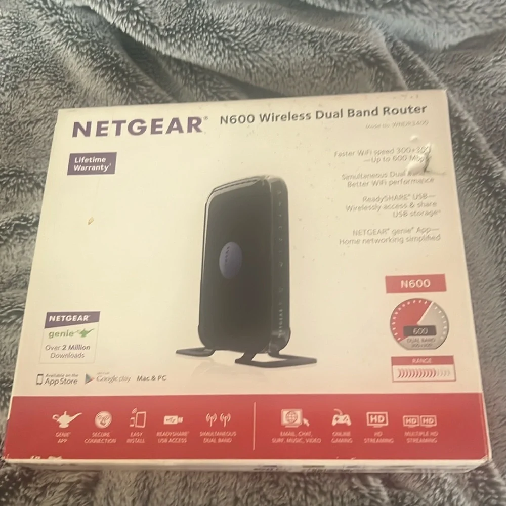 Netgear N600 Dual Band Wireless Router WNDR3400